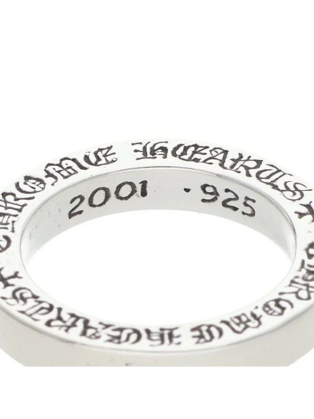 Chrome Hearts Spacer Pln Plain Silver Ring